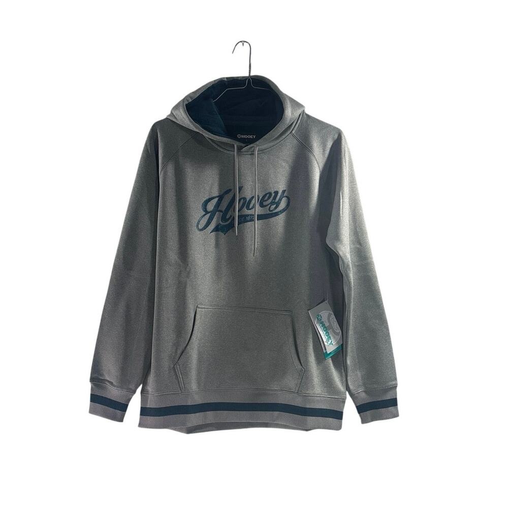 Hooey Hoody Ladies Gray Polar Fleece Hoodie Size L NWT